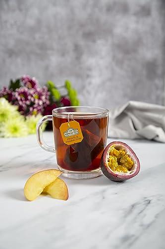 Ahmad Tea Ahmad Tea Black & Green Tea, Fruitytea Assorted Sampler Variety Gift Box, 60 Foil Teabags - Caffeinated & Sugar-Free