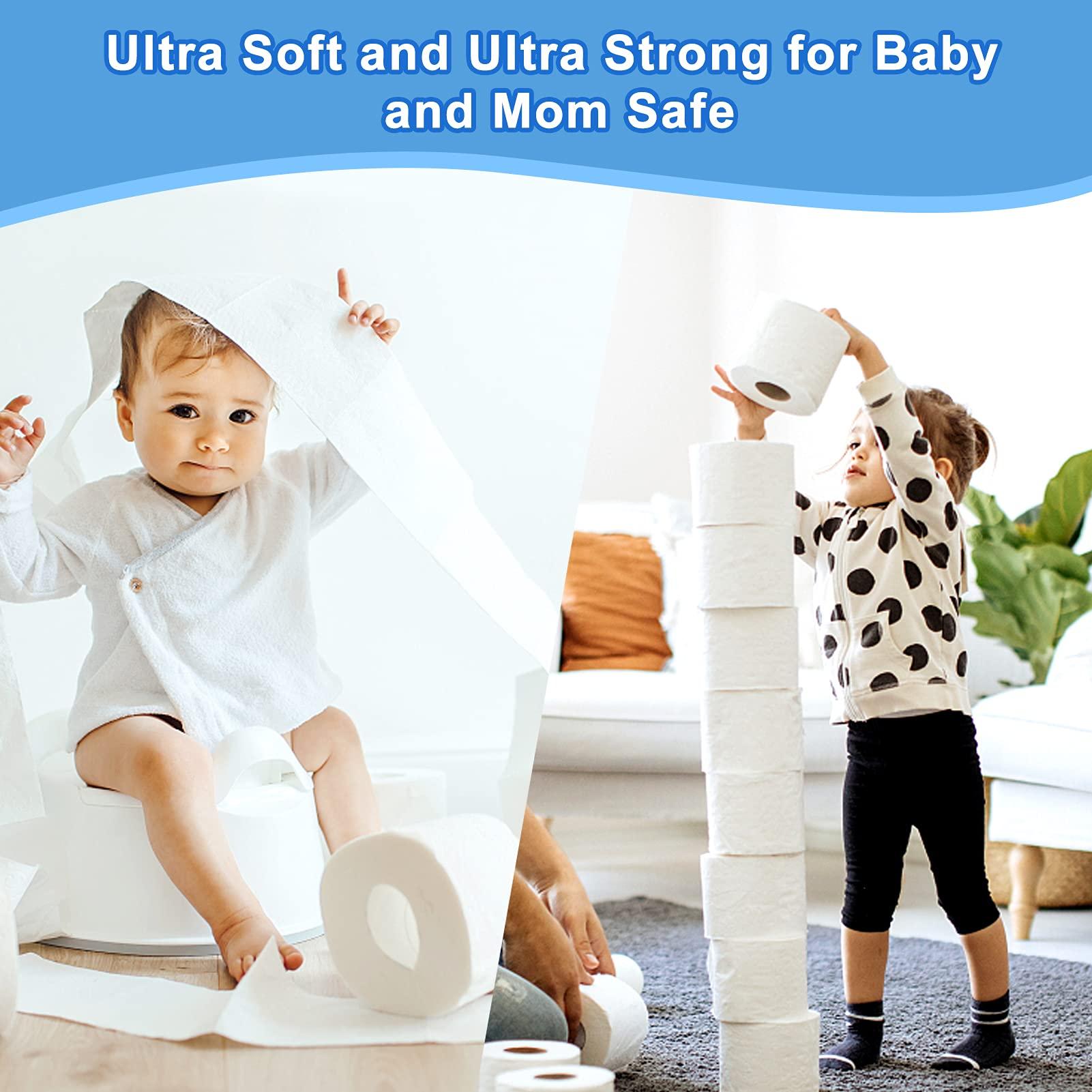 XUERUHU RV Toilet Paper Quick Dissolve 2 Ply Septic Safe, Biodegradable, 500-Sheet 12 Rolls Camping Toilet Paper For RVs, Boats, Marine And Campers Rapid Dissolving Toilet Tissue Soft Yet Strong (black)