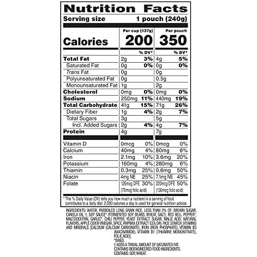 BEN'S ORIGINAL BEN'S ORIGINAL Ready Rice Korean BBQ Flavored Rice, Easy Dinner Side, 8.5 oz Pouch