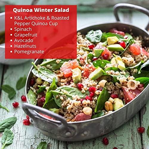 Kitchen & Love Kitchen & Love Artichoke & Roasted Peppers Quinoa Quick Meal 6-Pack | Vegan, Gluten-Free, Ready-to-Eat, No Refrigeration Required