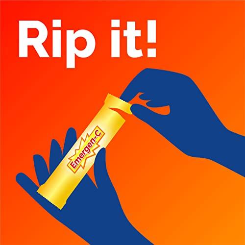 Emergen-C Emergen-C Kidz Crystals, Stocking Stuffer, On-the-Go Emergen-C Immune Support Supplement with Vitamin C, B Vitamins, Zinc and Manganese, Sparkly Strawberry - 56 Stick Packs