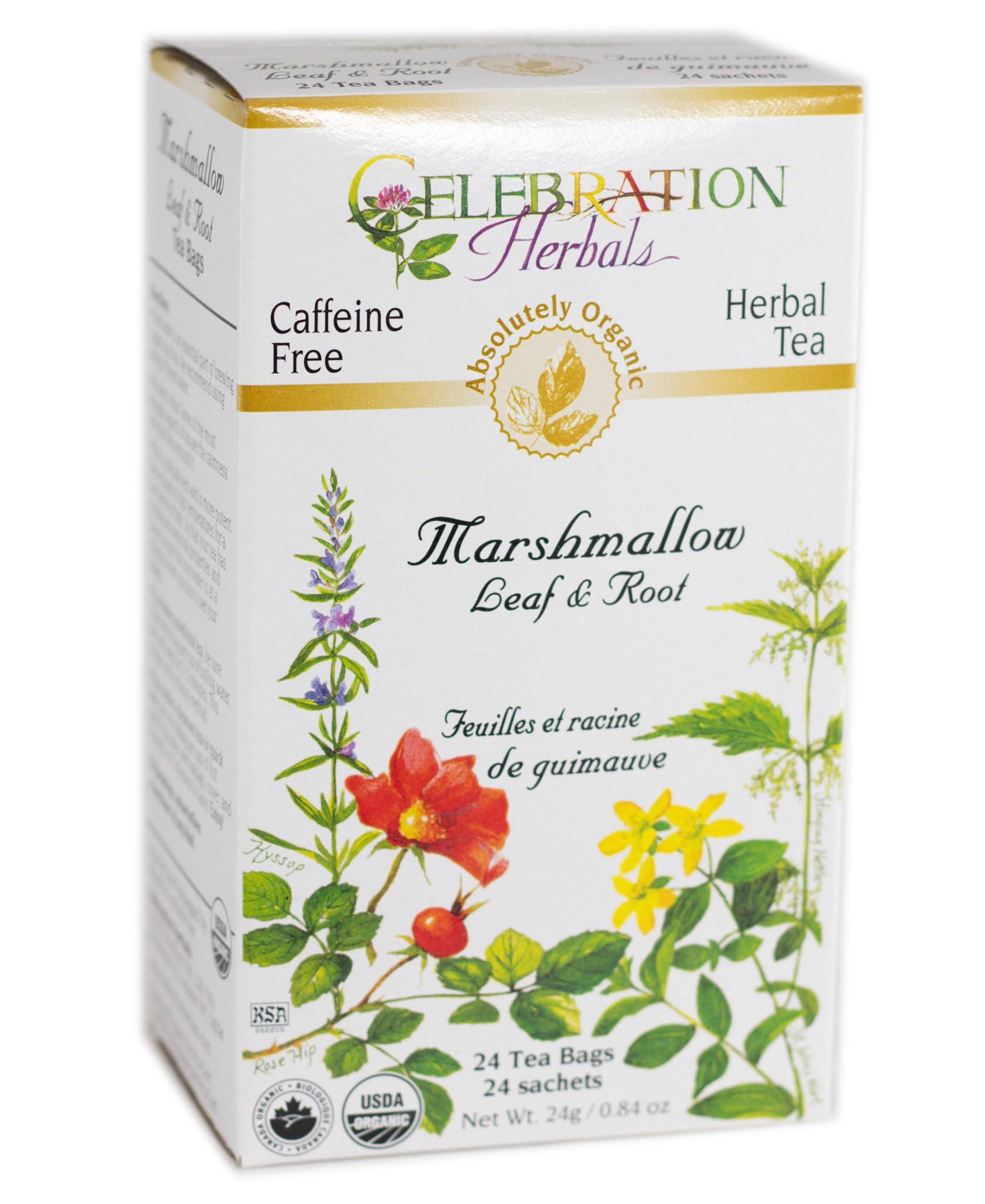 Celebration Herbals CELEBRATION HERBALS Marshmallow Leaf & Root Organic 24 Bag, 0.02 Pound