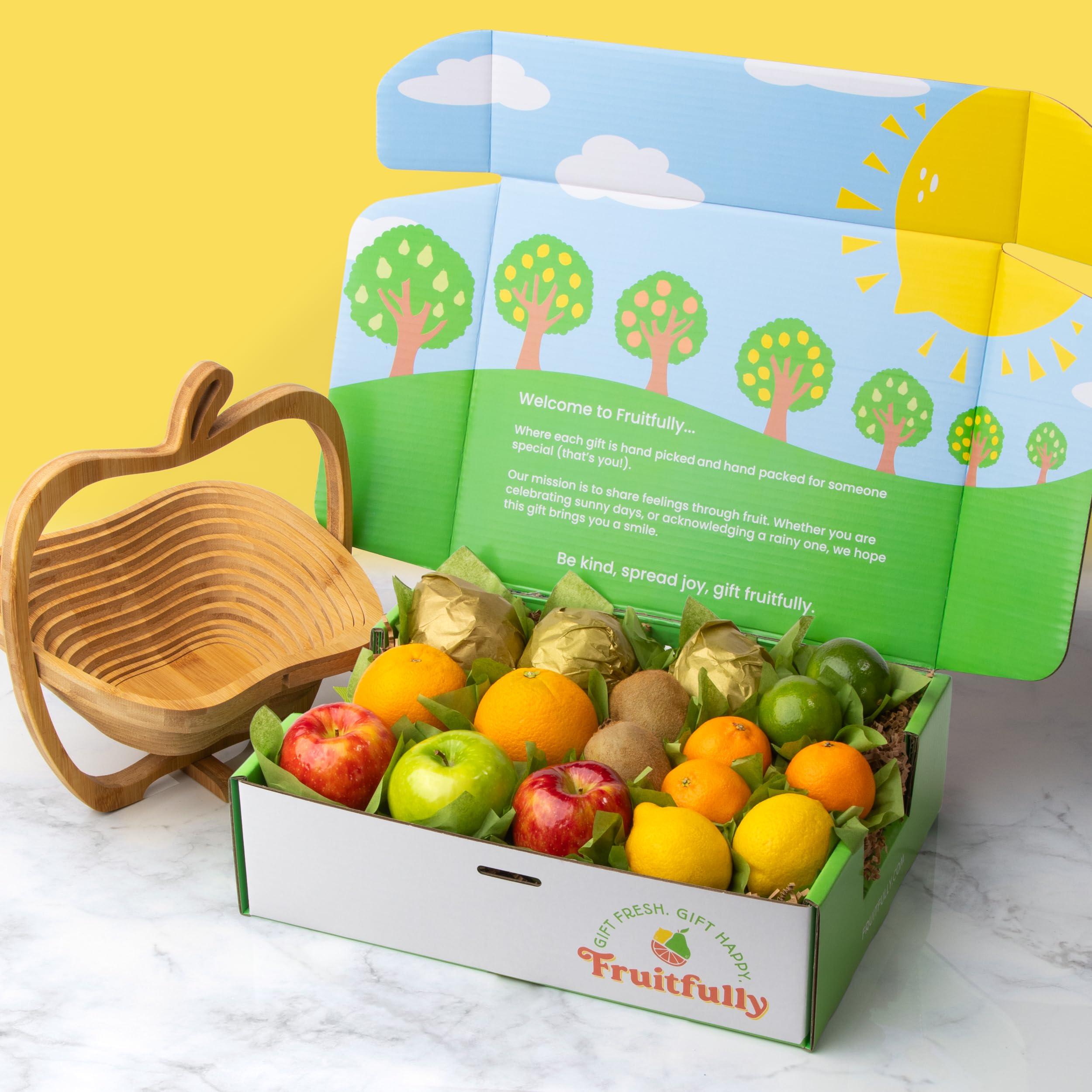 A Gift Inside Fresh Fruit Bowl Gift Box by Fruitfully
