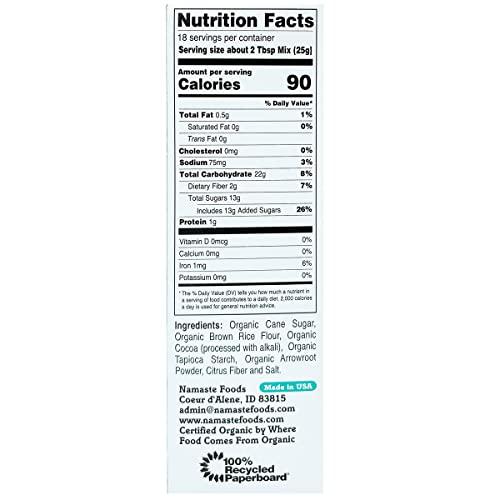 Namaste Foods Namaste Foods Gluten Free Organic Dark Chocolate Brownie Mix, 16 oz