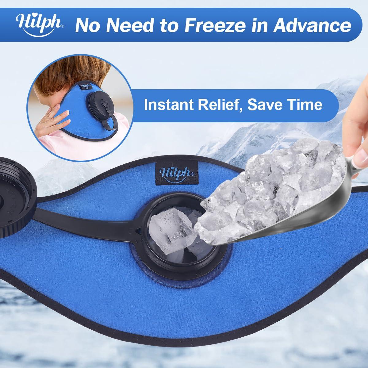 Hilph Hilph Neck Ice Pack Cervical for Pain Relief and Neck Ice Bag Wrap for Injuries Reusable