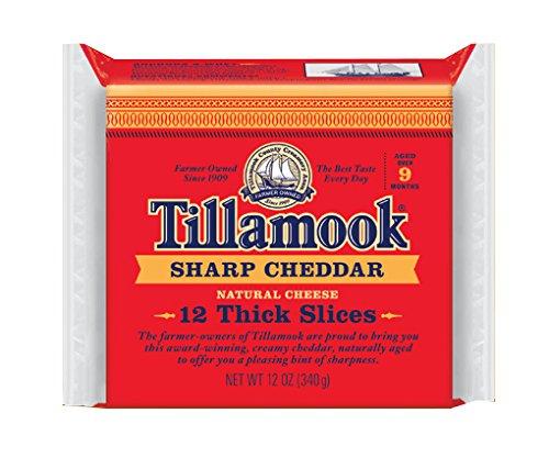 Tillamook Tillamook Sharp Cheddar Thick Slices 12 ct