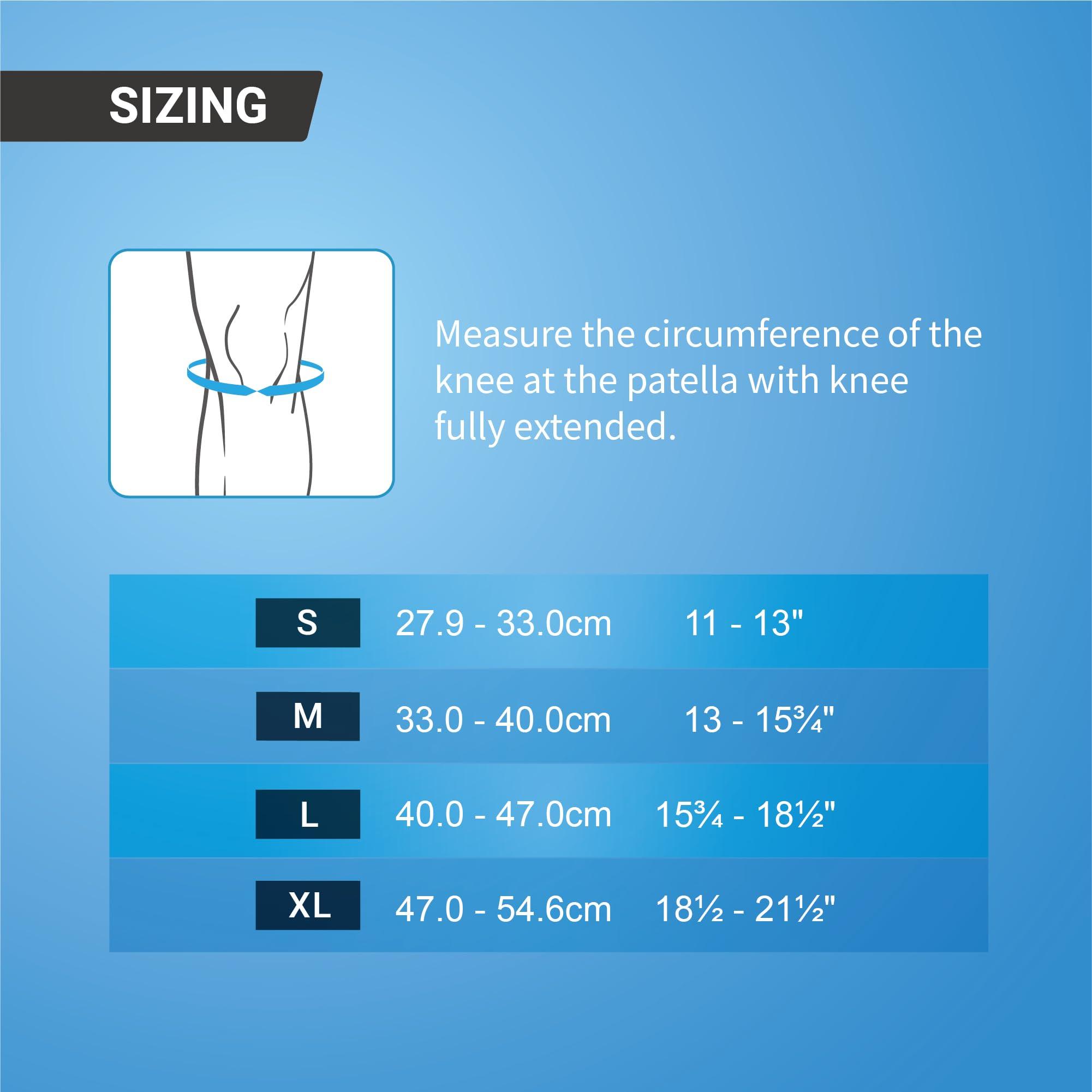 LP SUPPORT LP 647 Knee Brace For Arthritis Pain, Knee Pain Relief, Injury Recovery - Knee Sleeve For Weightlifting, Basketball, Hiking, Biking, Running, For Men Women (Yellow, XL, 1pcs)