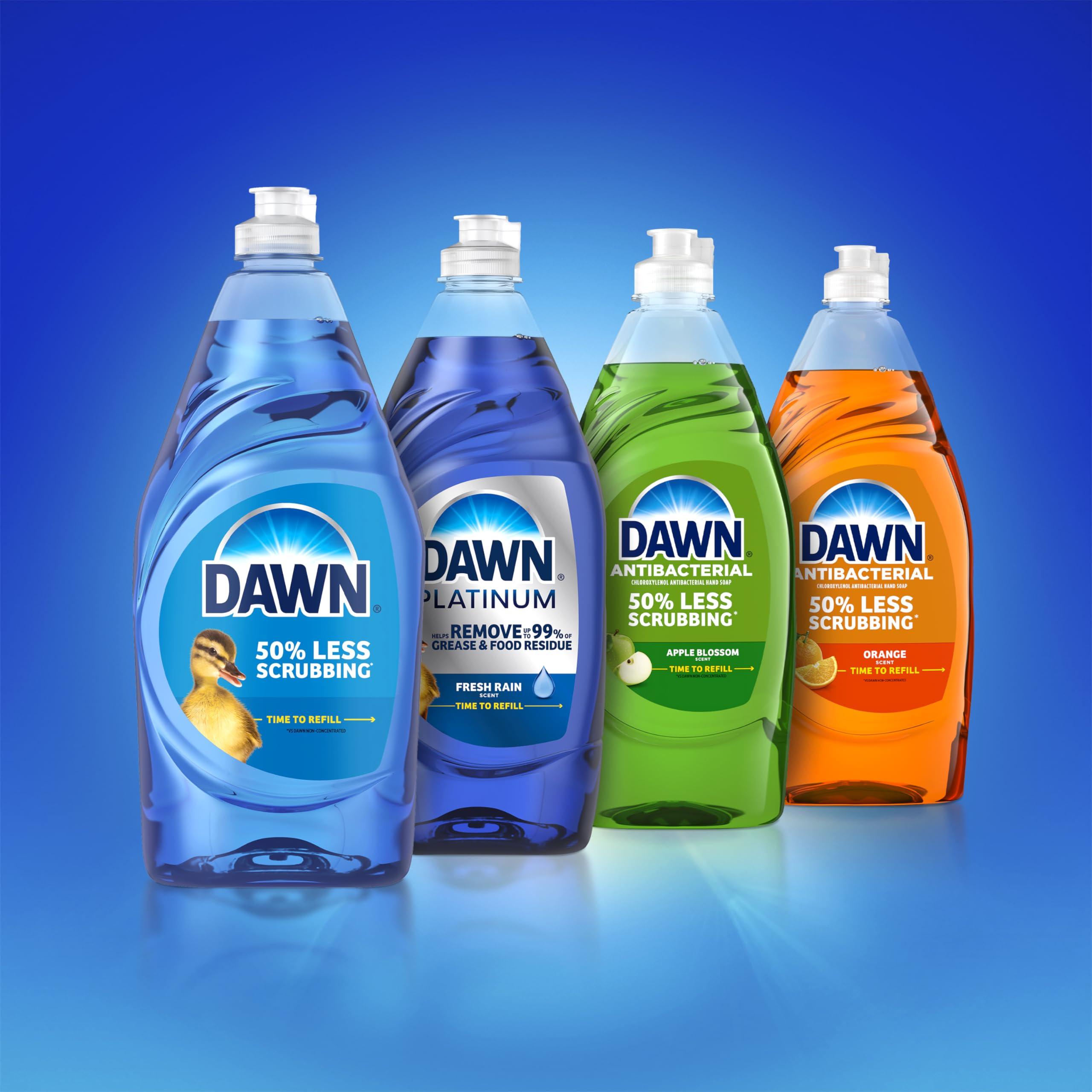 Dawn Dawn Ultra Dish Soap, Dishwashing Liquid, Original, Dish Soap Liquid, Dish Soap Refill, 4x24 Fl Oz Bundle