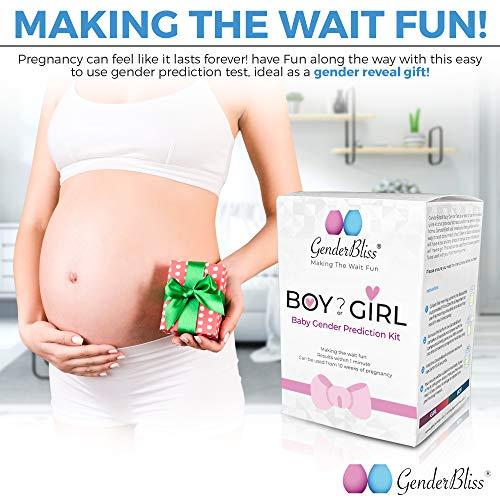 GenderBliss Gender Prediction Test Kit - Early Pregnancy Boy or Girl Gender Reveal Home Test - Non-invasive Safe for Mother and Baby. Find out your babies gender as early as 10 weeks! image-3