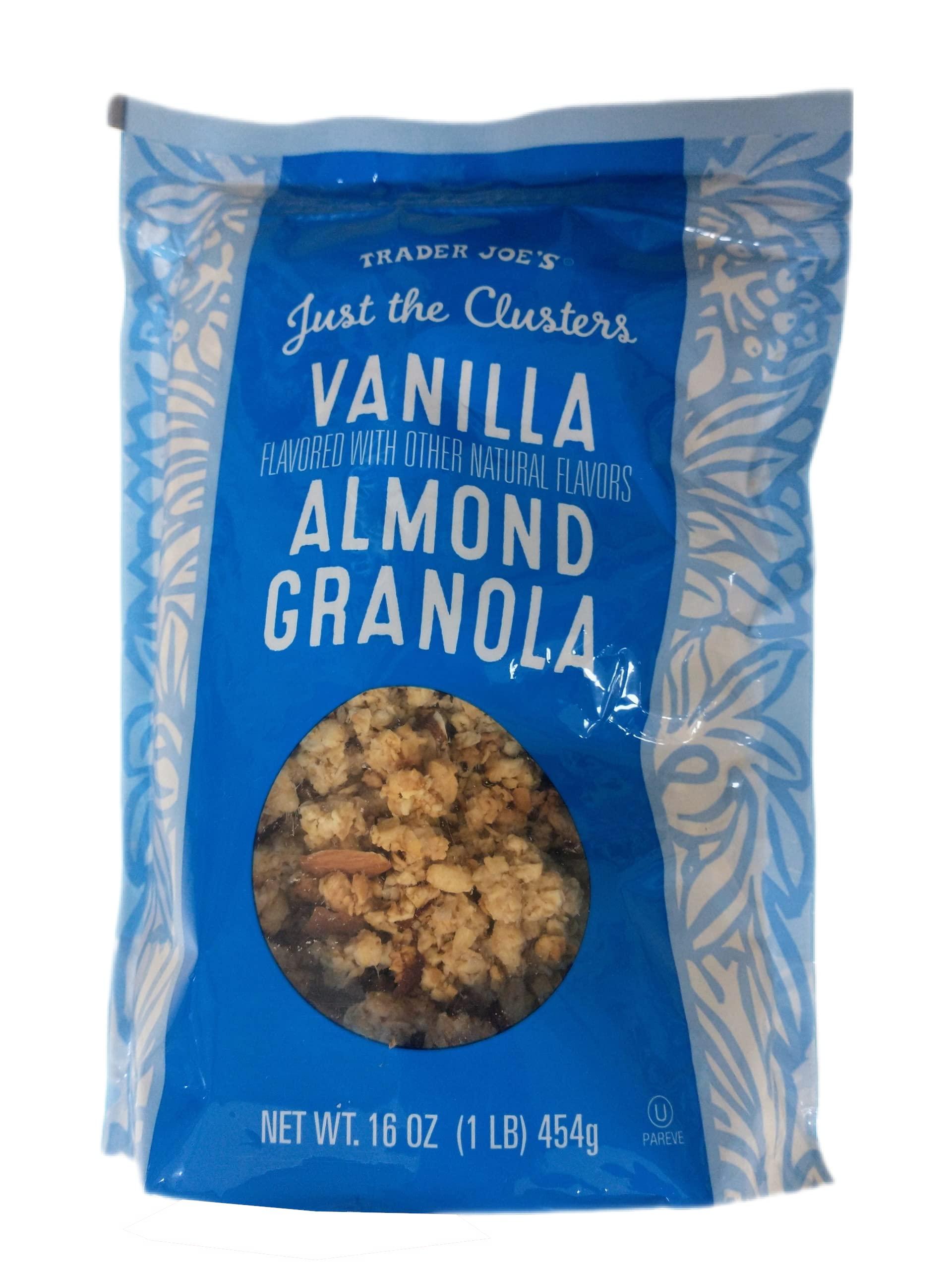Trader Joe's Trader Joe\'s Just the Clusters Vanilla Almond Granola Cereal (Pack of 2)