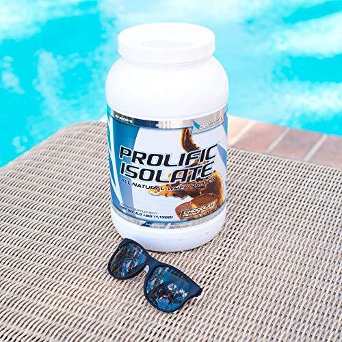 G6 Sports G6 Sports Nutrition Prolific Isolate All Natural Whey Protein Isolate (Gluten Free, Lactose Free, Soy Free, Stevia Sweetened, 25g Protein, 100 Calories) – 2.5lb Jar – Chocolate Peanut Butter