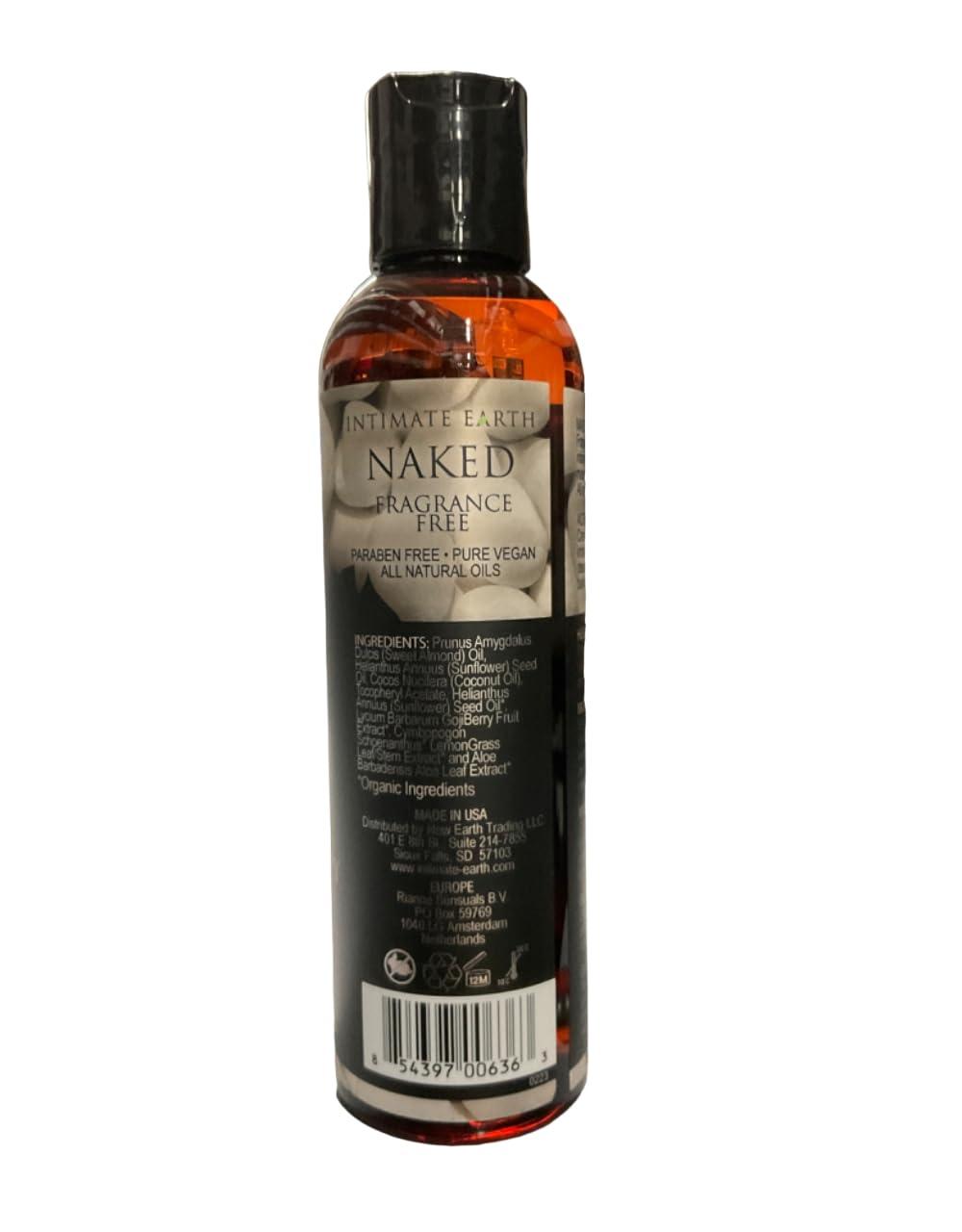 ASK GRANDPA GOURMET COFFEES Intimate Earth Naked Massage Oil 4 oz