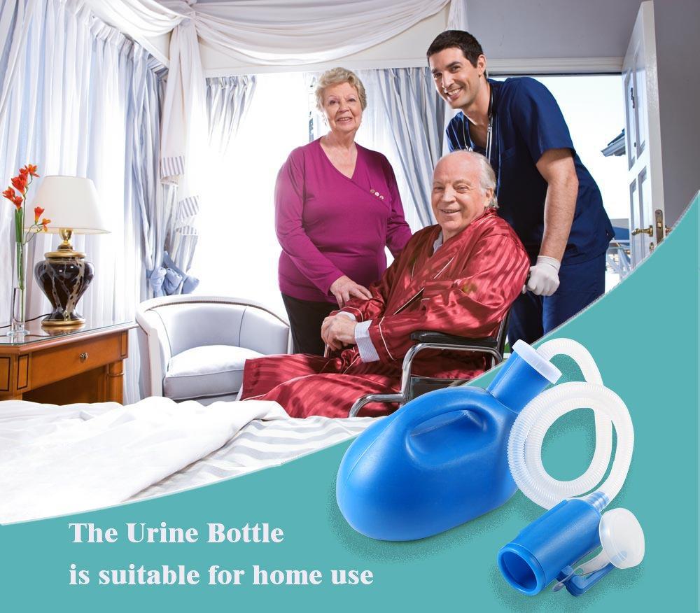 ONEDONE Portable Urinals for Men 68 OZ, Disposable Urinal Bags Travel Pee Bags Urine Bags 8 Pack