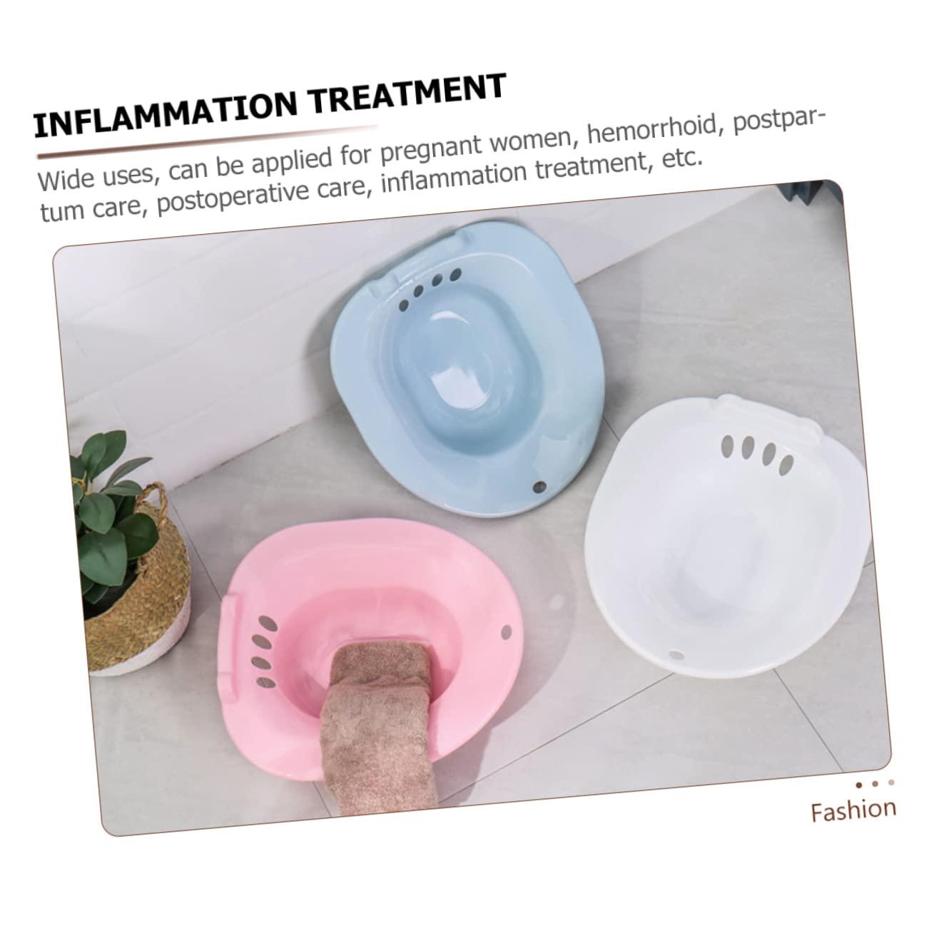 GOOHOCHY GOOHOCHY Toilet Soaking Sitz Bath Tub for Personal Hemorrhoids Relief Postpartum Care Made of Smooth Material