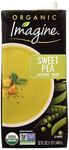 Imagine Organic Soup Imagine Organic Soup Variety Pack: Super Greens, Sweet Pea, Creamy Garden Tomato, Creamy Butternut Squash, 32 ounce (Pack of 4)