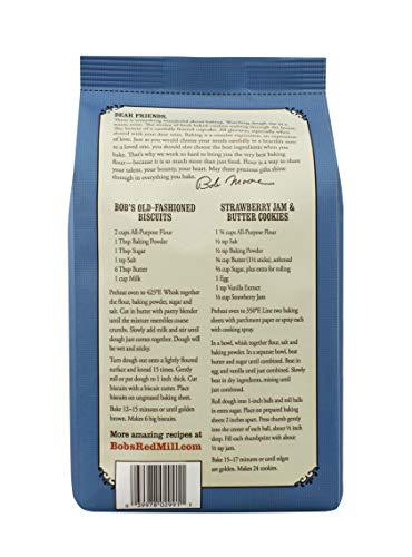 Bob's Red Mill Bob\'s Red Mill Flour White Unbleached Organic 5 Pound (Pack of 2)