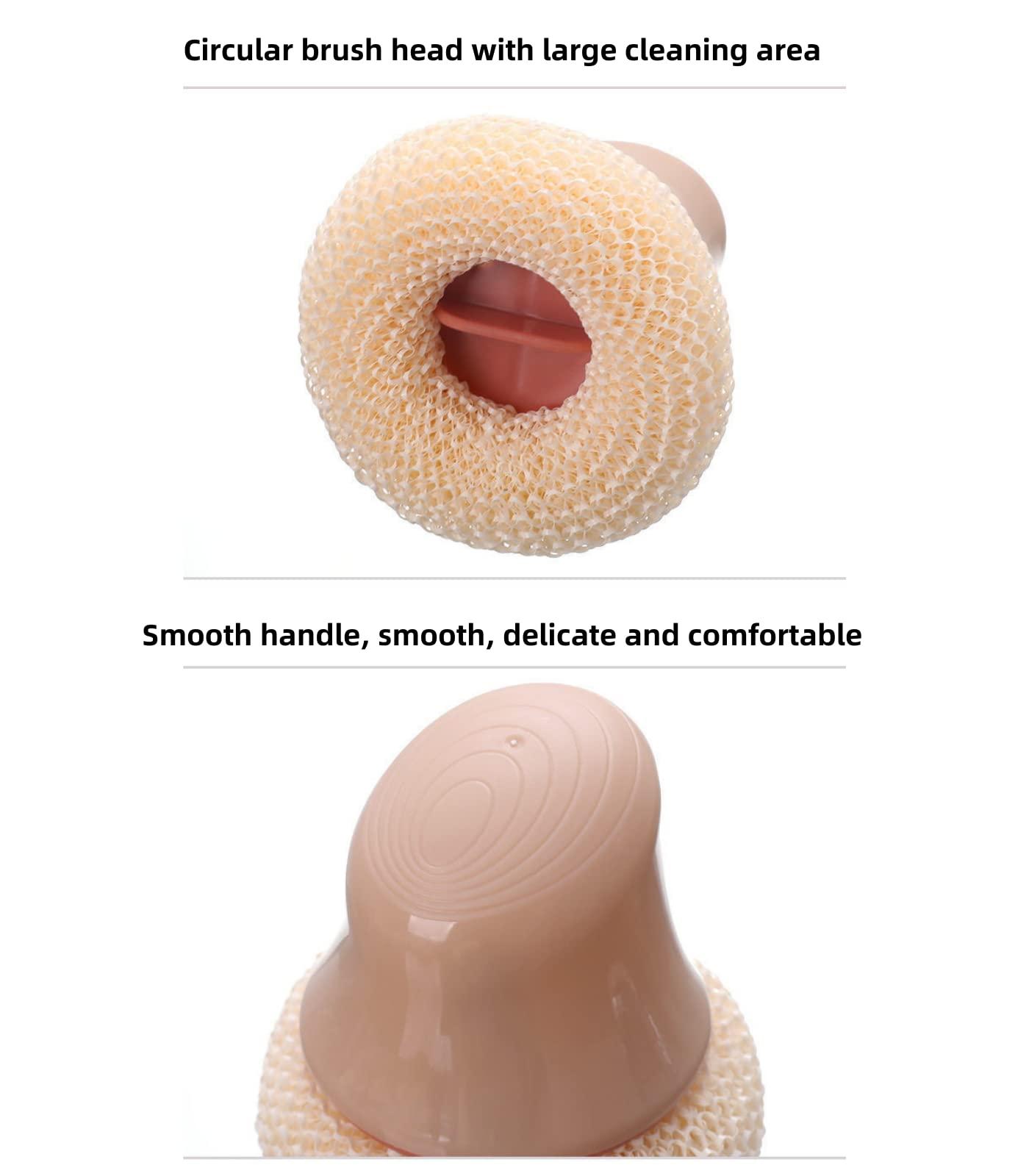 BeyondNice BeyondNice Metal & Plastic Dish Brush with Handle, Scrub Brush for Cleaning Kitchen and Washing Dishes, for Sink, Pots, Pans, Cleaning Brushes Tools (Blue,Three)