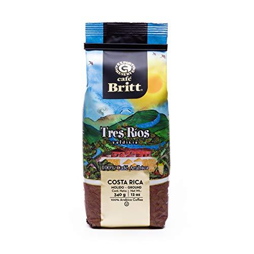 Cafe Britt Café Britt® - Costa Rican Tres Rios Valdivia Coffee (12 oz.) (3-Pack) - Ground, Arabica Coffee, Kosher, Gluten Free, 100% Gourmet & Medium Light Roast