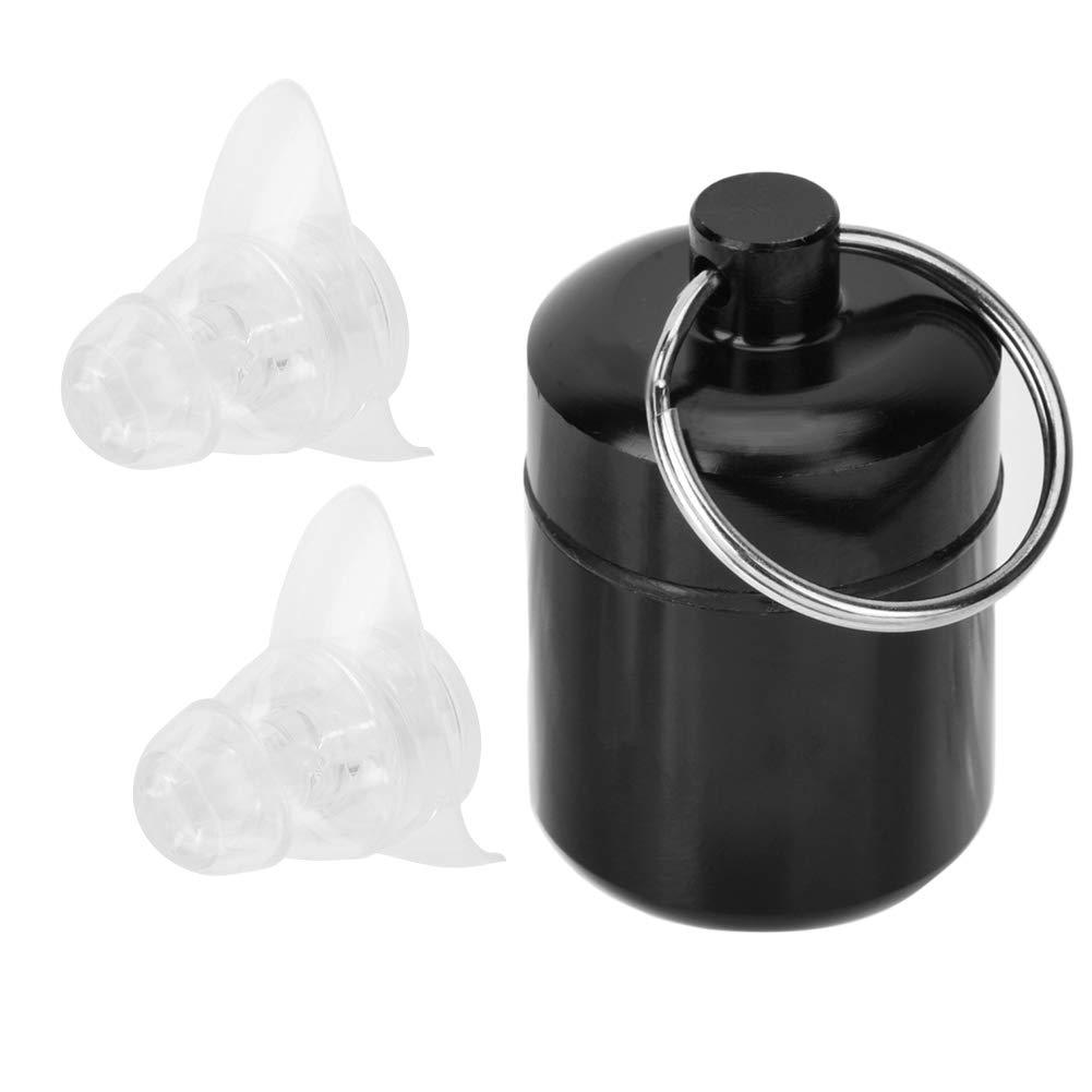 Sonew Sonew Ear Plugs Noise Reduction, High Fidelity 27dB Anti-Noise Earplugs Concert Music Festival Hearing (Ear Plugs +Box) (Clear)