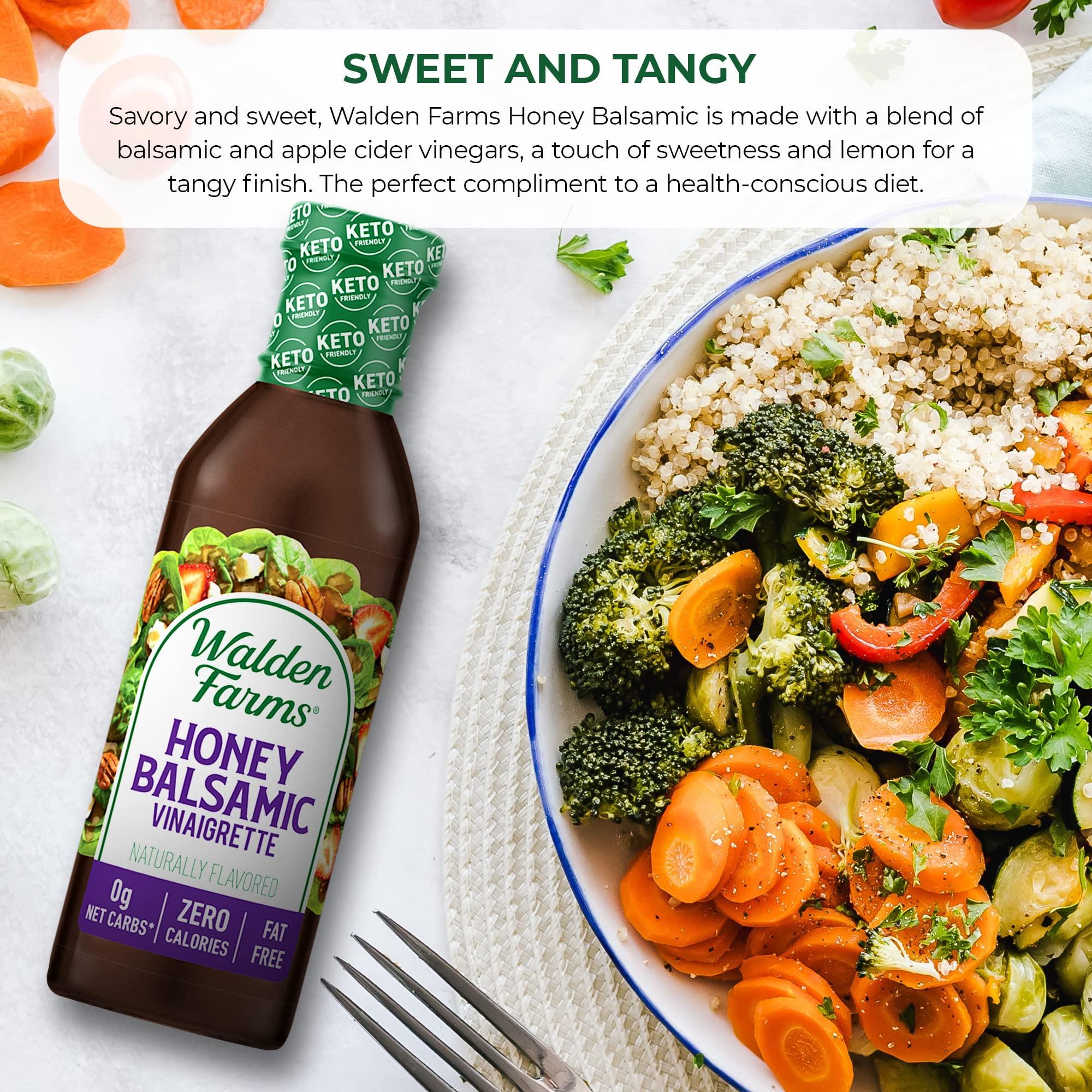 Walden Farms Walden Farms Calorie Free Dressing Honey Balsamic Vinaigrette - 12 Fl oz - 2 Pc