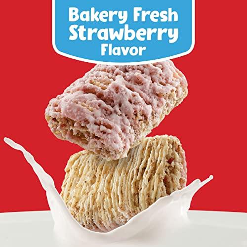 Frosted Mini-Wheats Kellogg's Frosted Mini Wheats Breakfast Cereal, Fiber Cereal, Kids Snacks, Strawberry, 14.3oz Box (1 Box)