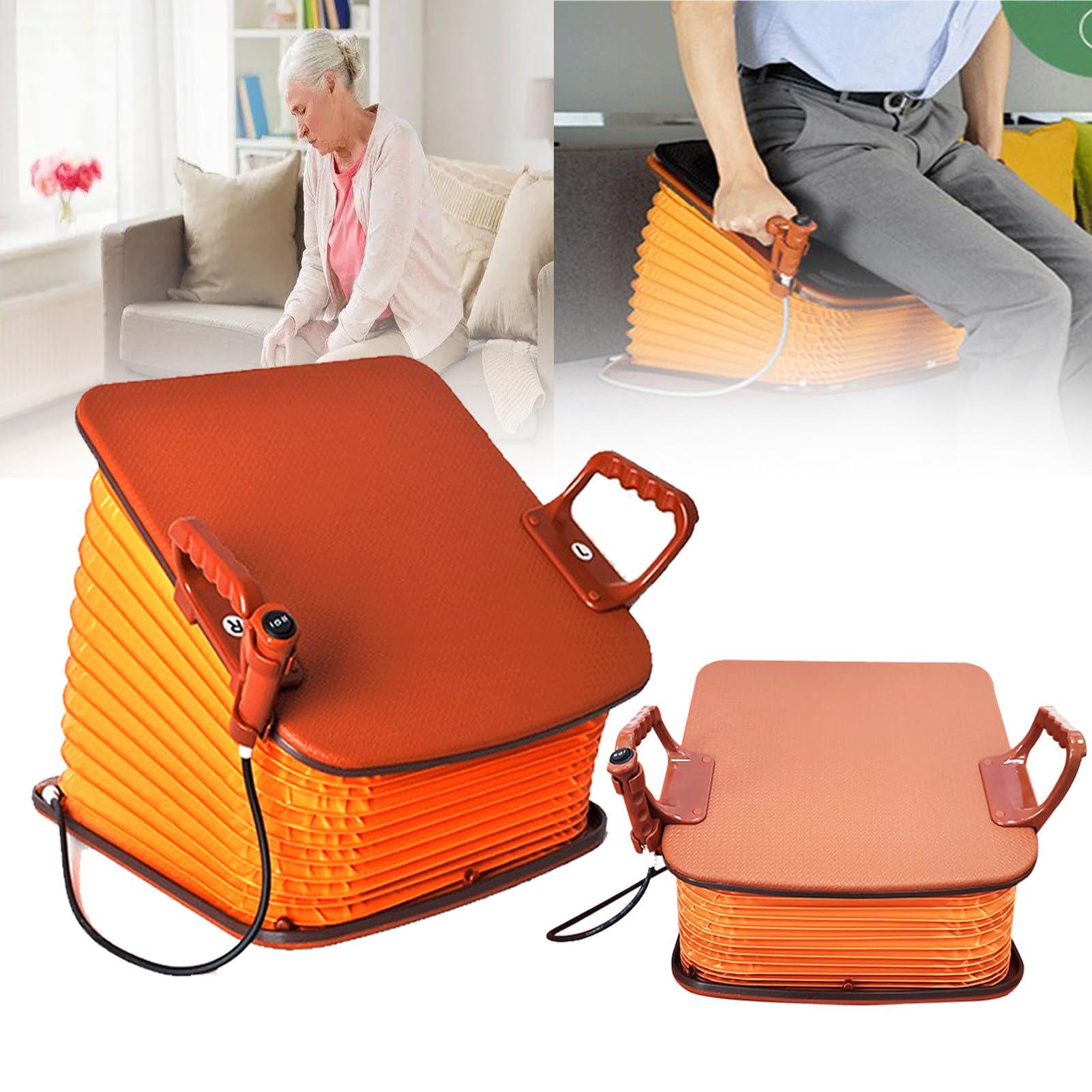 COMAAM COMAAM Powered Lift Cushion Chair Lift Assist,Portable Electric Lifting Seat, with Support for Up to 300 Pounds Chair Lift and Sofa Stand Assist for Seniors,42x41x5.4cm