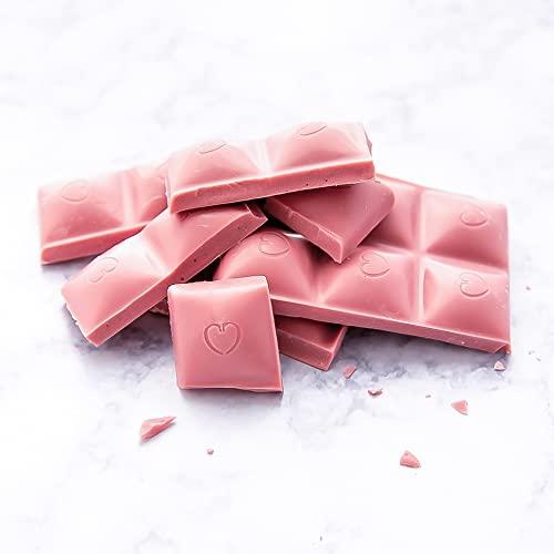 Chocolove Chocolove Ruby Chocolate, 34% Cacao | Non GMO, Rainforest Alliance Certified Cacao | 3.2oz Bar | 12 Pack