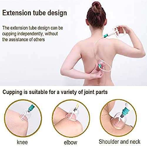 carezoe Cupping Therapy Set, 24Pcs Professional Chinese Acupoint Massage Therapy Cups with Vacuum Pump/Removable Magnetic Column, Hijama Physical Biomagnetic Cupping Kit (Standard 24Pcs)