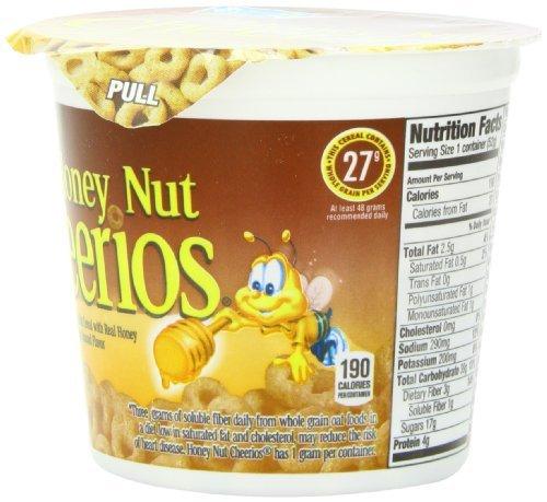 Cheerios General Mills Honey Nut Cheerios Cereal Single-Serve 1.8oz Cup pack of 6