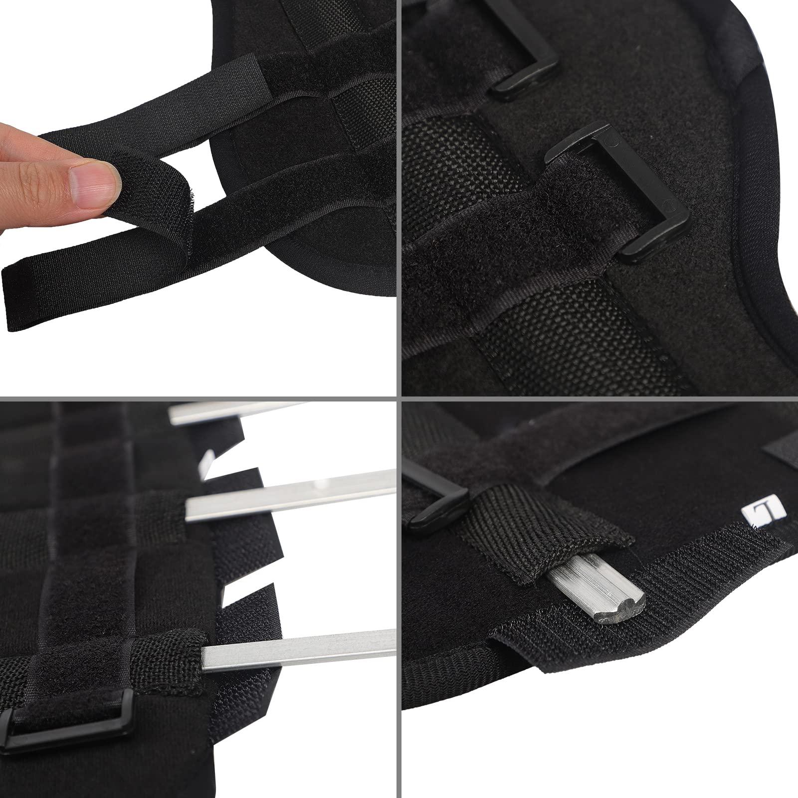 OhMill OhMill Kids Knee Brace for Knee Pain Adjustable Knee Brace with Side Stabilizers Knee Joint Fixation Protector for Sports, Meniscus Tear,Injury Recovery - Fit Boys & Girls