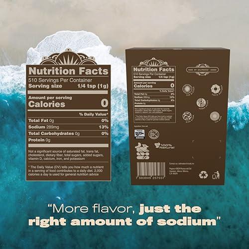 S MEXICAN S SALT S Salt, Colima Sea Salt, Crystals, Kosher, Unrefined, Hand Harvested (18 oz, Coarse Sea Salt)