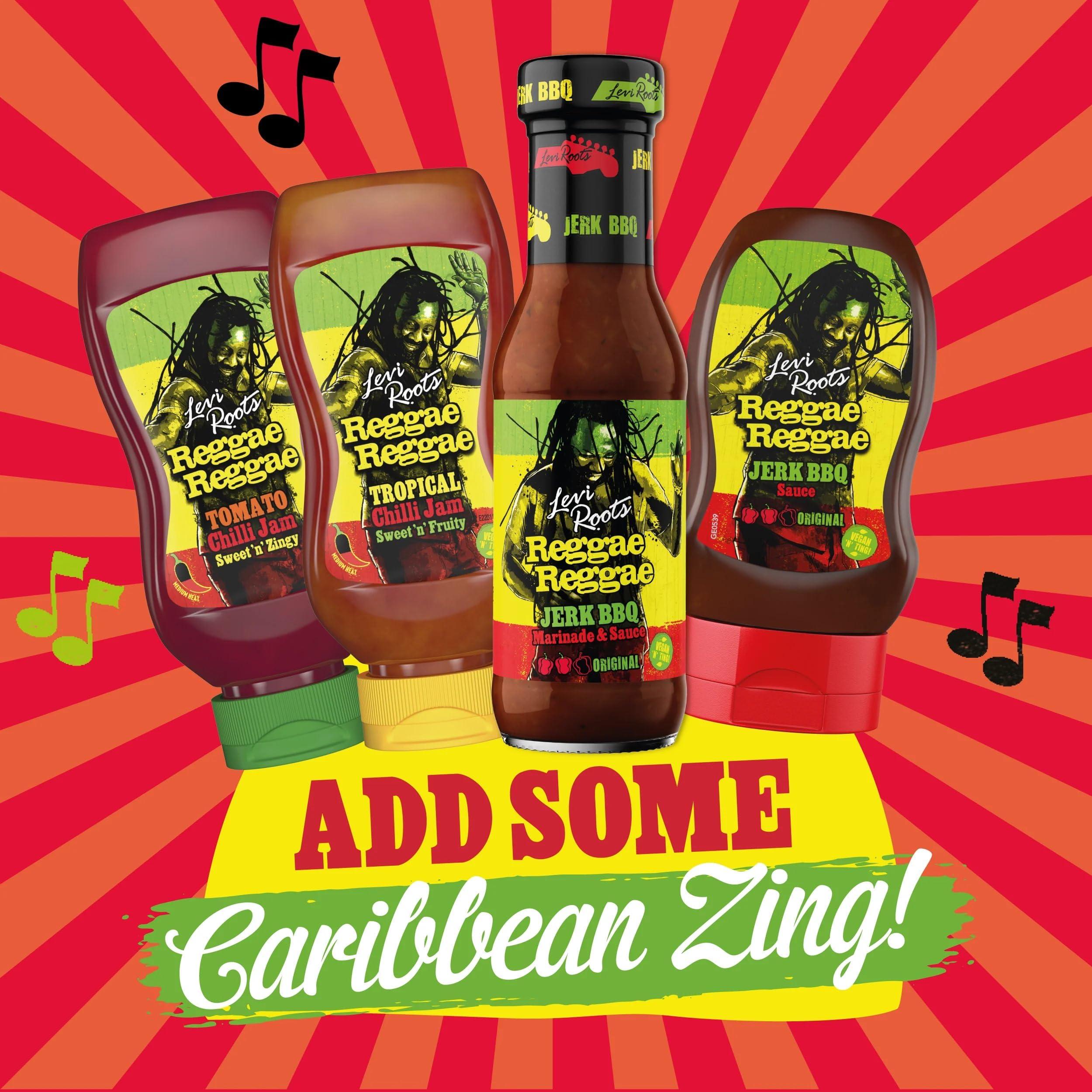 Levi Roots Levi Roots Reggae Reggae Sauce Jerk BBQ Squeezy 330ml