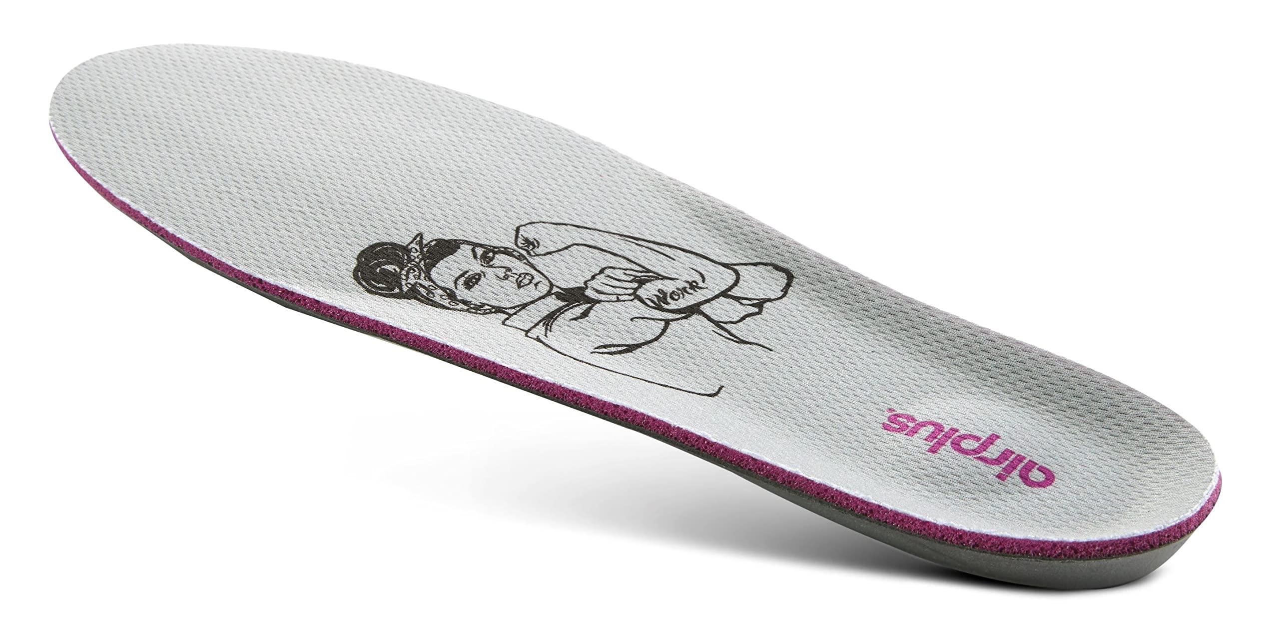 Airplus Airplus Ultra Work Memory Plus Shoe Insoles for Long Lasting Comfort, Womens, Size 5-11 Multicolor (Pack of 2)