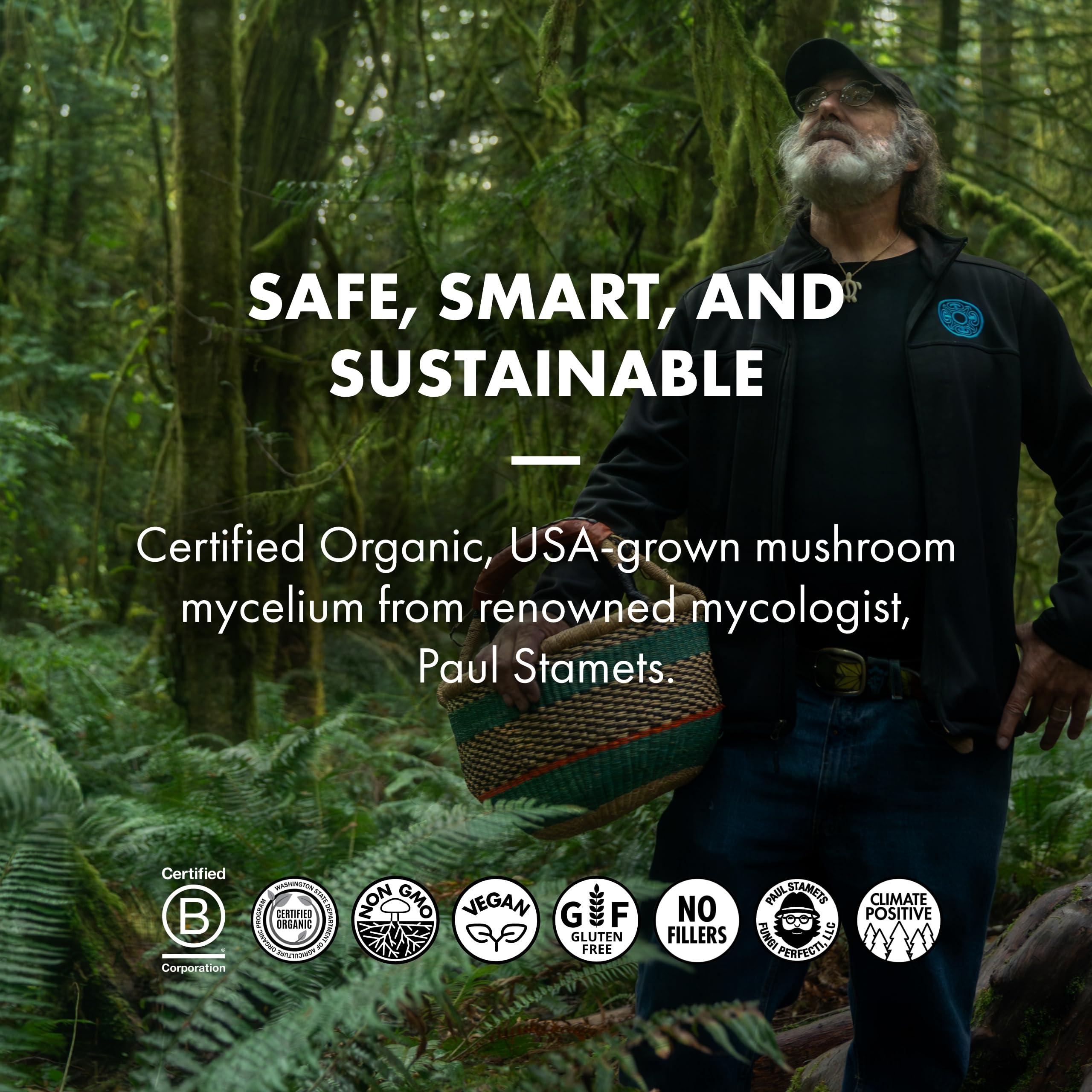 Host Defense Host Defense Turkey Tail Capsules - Digestive Health & Immune Response Support Supplement - Mushroom Supplement for Gastrointestinal & Gut Microbiome Support - 60 Capsules (30 Servings)*