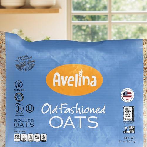 Avelina Avelina Old Fashioned Rolled Oats - Gluten-Free - 32 oz (Pack of 1)