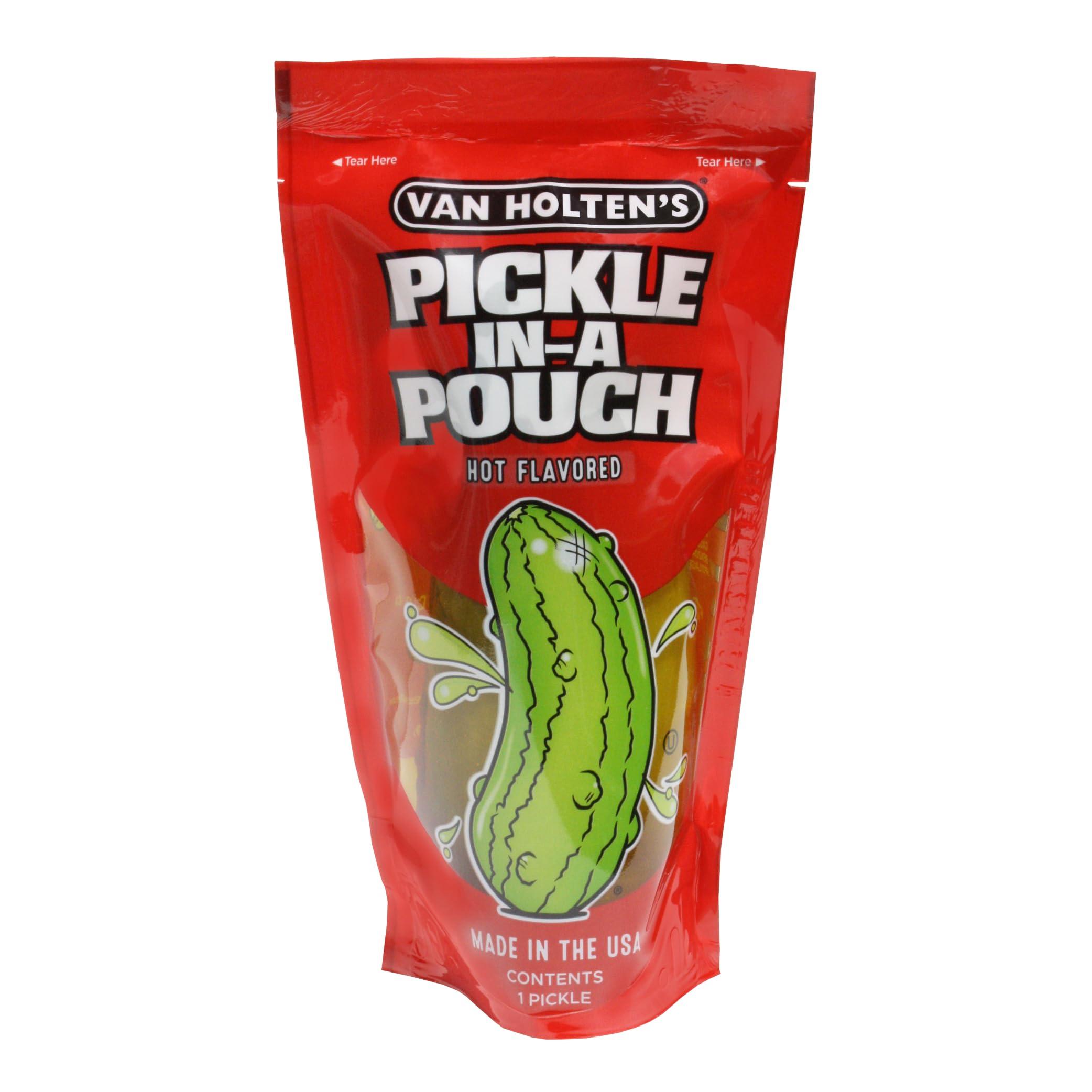 Van Holten's Pickles Van Holten's Pickles - Jumbo Hot Pickle-In-A-Pouch - 6 Pack