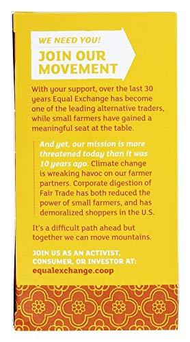 No Weekends Equal Exchange - Organic Small Farmers Big Change Herbal Tea Caffeine Free Chamomile - 20 Tea Bags