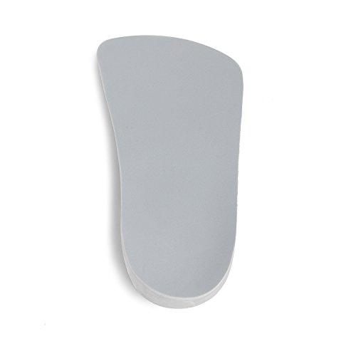 Memo Memo 3/4 Length Gray Arch Support Insoles, 28, (11 Little Kid)