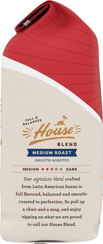 Seattle\'s Best Coffee Seattles Best Coffee, Medium Roast Ground Coffee, House Blend, 100% Arabica, 1 Bag (12 oz)