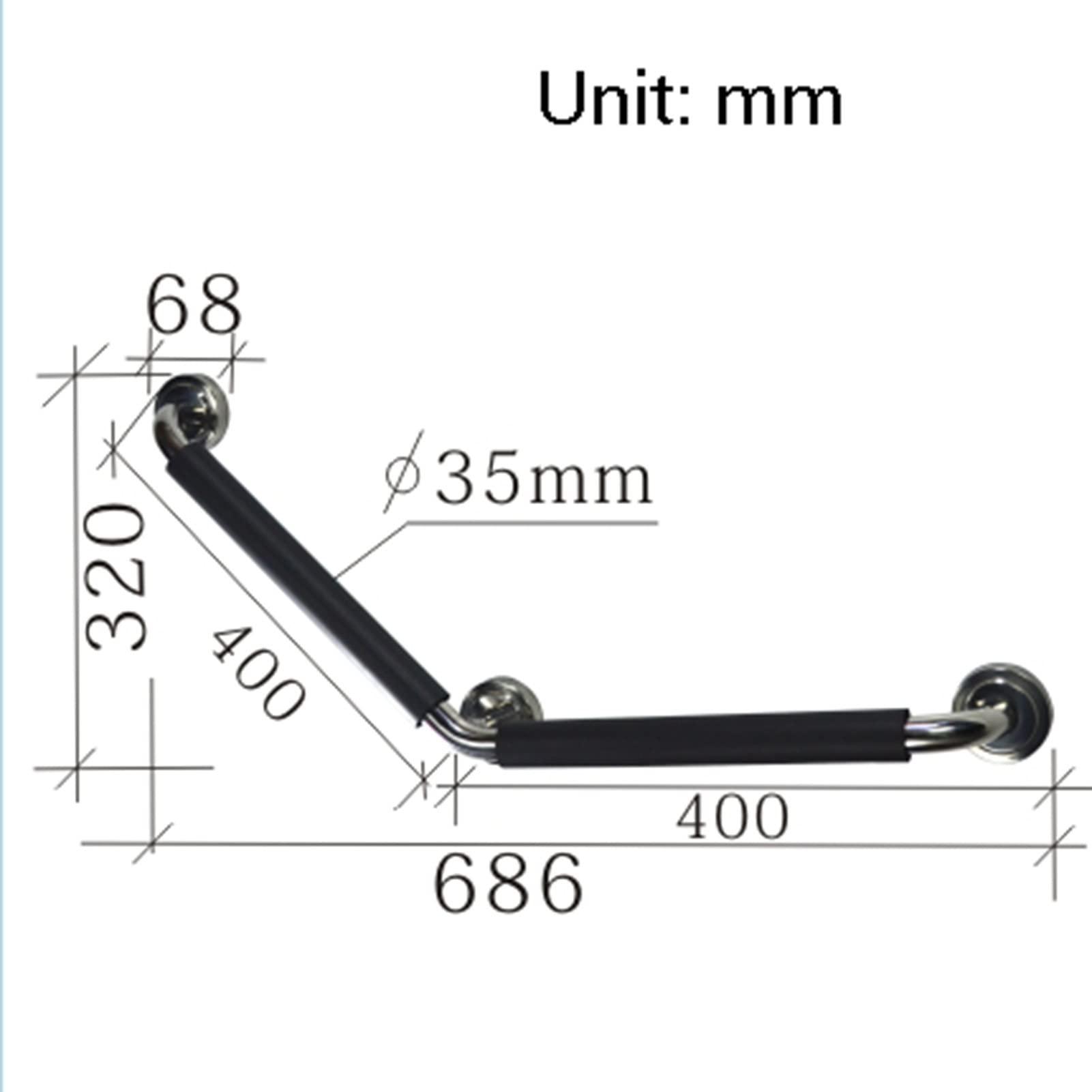 DCFV DCFV Bathroom Grab Bars, Anti Slip Shower Handles, Hand Rail Support,Assist Bath Handle,Bathroom Balance Bar for Handicap,Elderly,Pregant