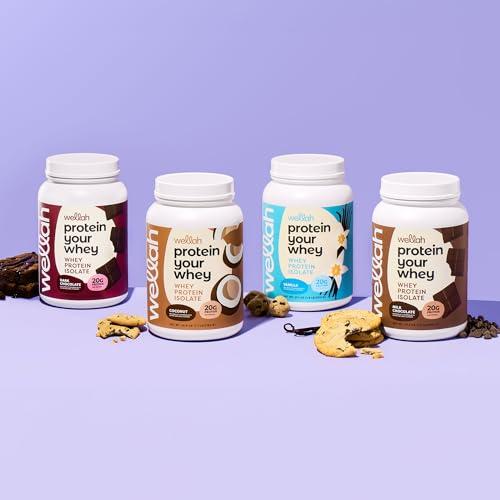 Wellah Wellah Protein Your Whey (30 Servings, Dark Chocolate) - Whey Protein Isolate Protein