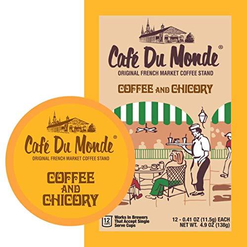 Cafe Du Monde Cafe Du Monde Coffee and Chicory Single-Serve Cup Pods, 12 Count