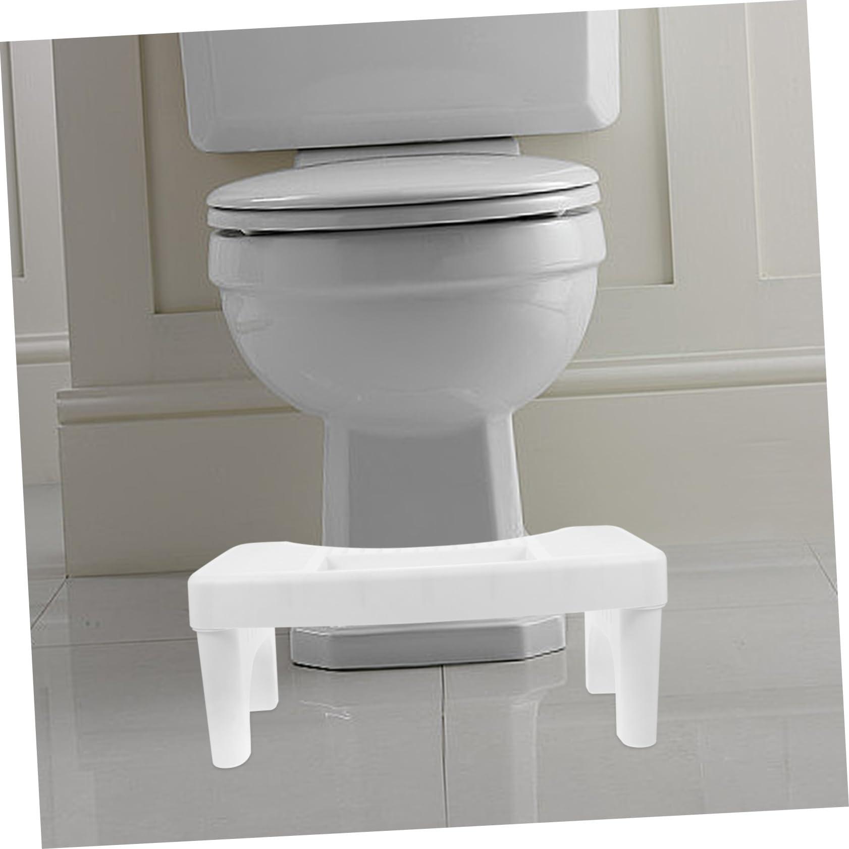 MAGICLULU MAGICLULU Bathroom Stool Anti-Slip Feature Toilet Footstool for Adults Compact Poop Stool for Toilet Easy to Carry