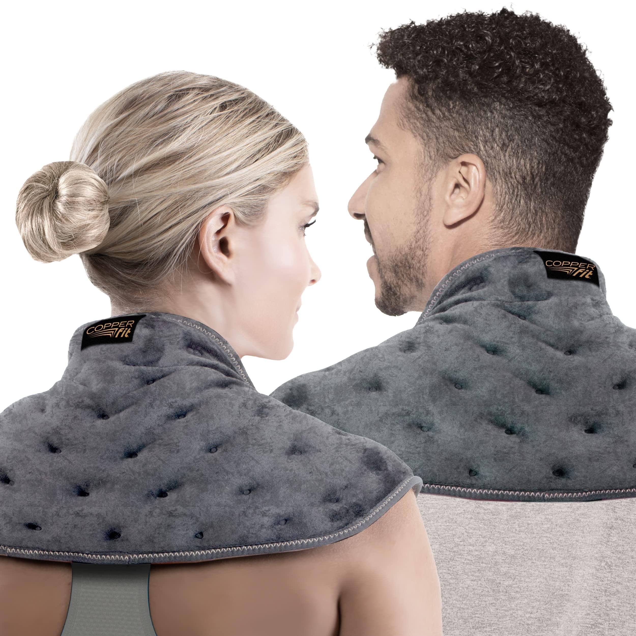 Copper Fit Copper Fit Rapid Relief Neck & Shoulder Wrap, Grey