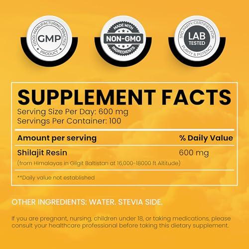 BIG TREE HERBALS BIG TREE HERBALS Original Shilajit Resin Ointment - High Potency Gold Grade Balm for Men & Women, Natural Energy & Wellness Boost, 50G Pure Shilajit Extract