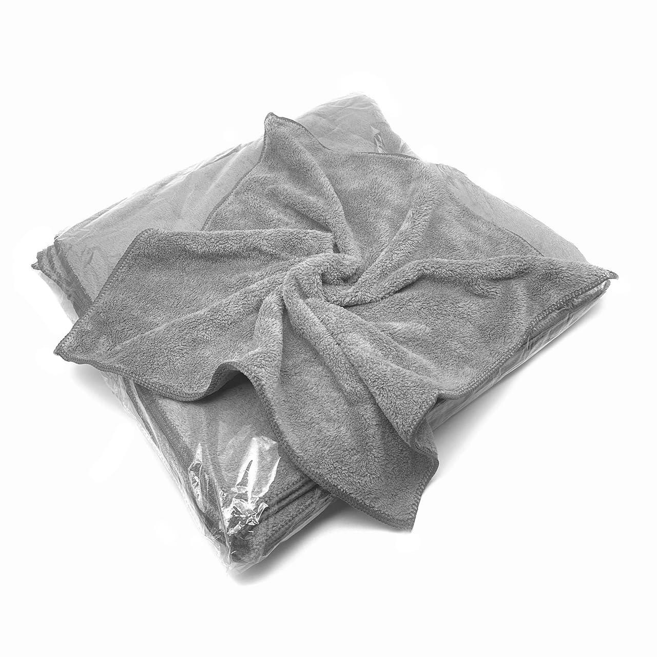 Blue Horizon Blue Horizon Microfiber Cleaning Towels High Plush All Purpose Cleaning Rags 12-Pack 16x16 for Professional Polishing Waxing Removal as Car Auto Detailing Washcloths