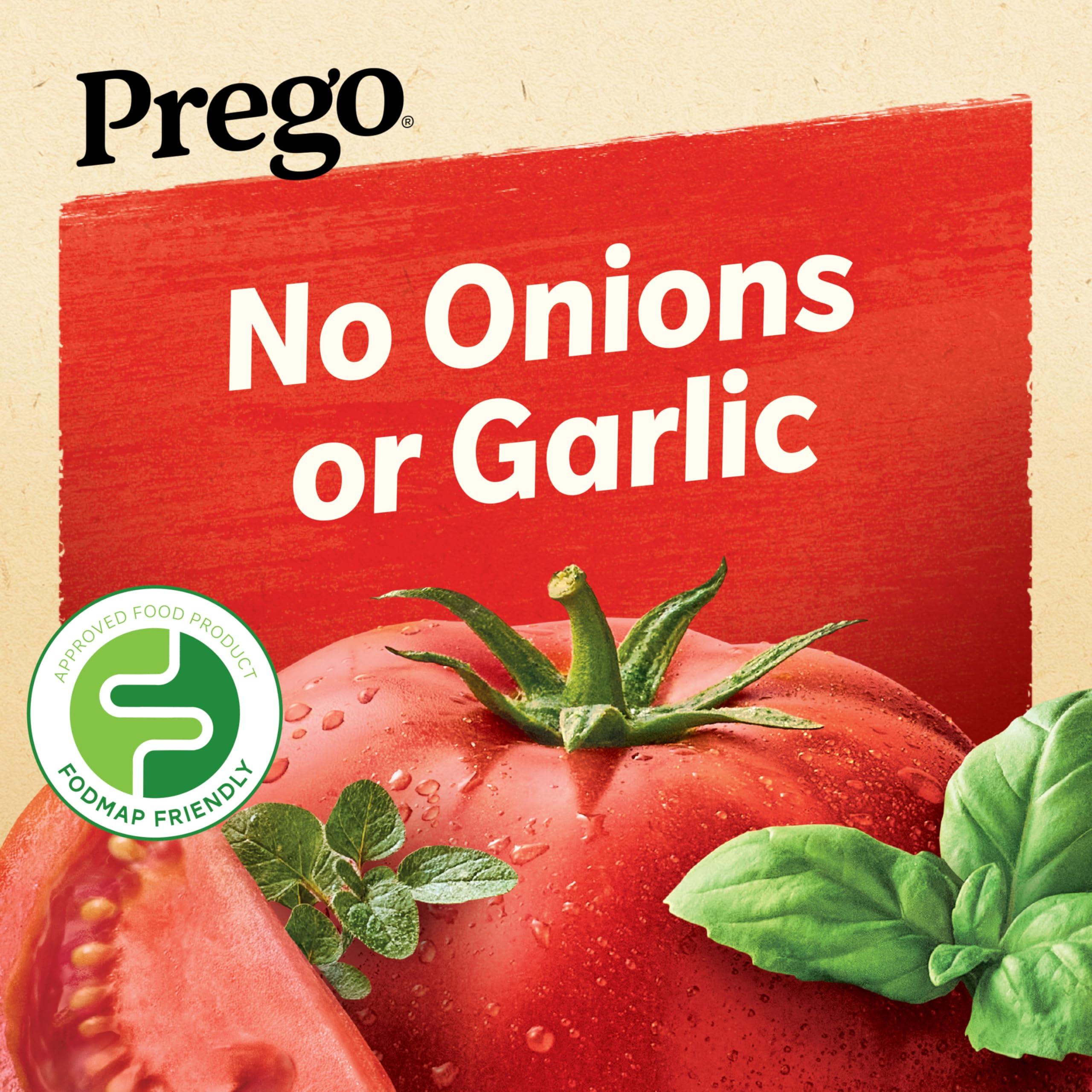 Prego Prego Traditional Sensitive Recipe Low FODMAP Pasta Sauce, 23.75 Oz Jar