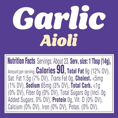 Kraft Aioli Kraft Garlic Aioli, 12 fl oz Bottle