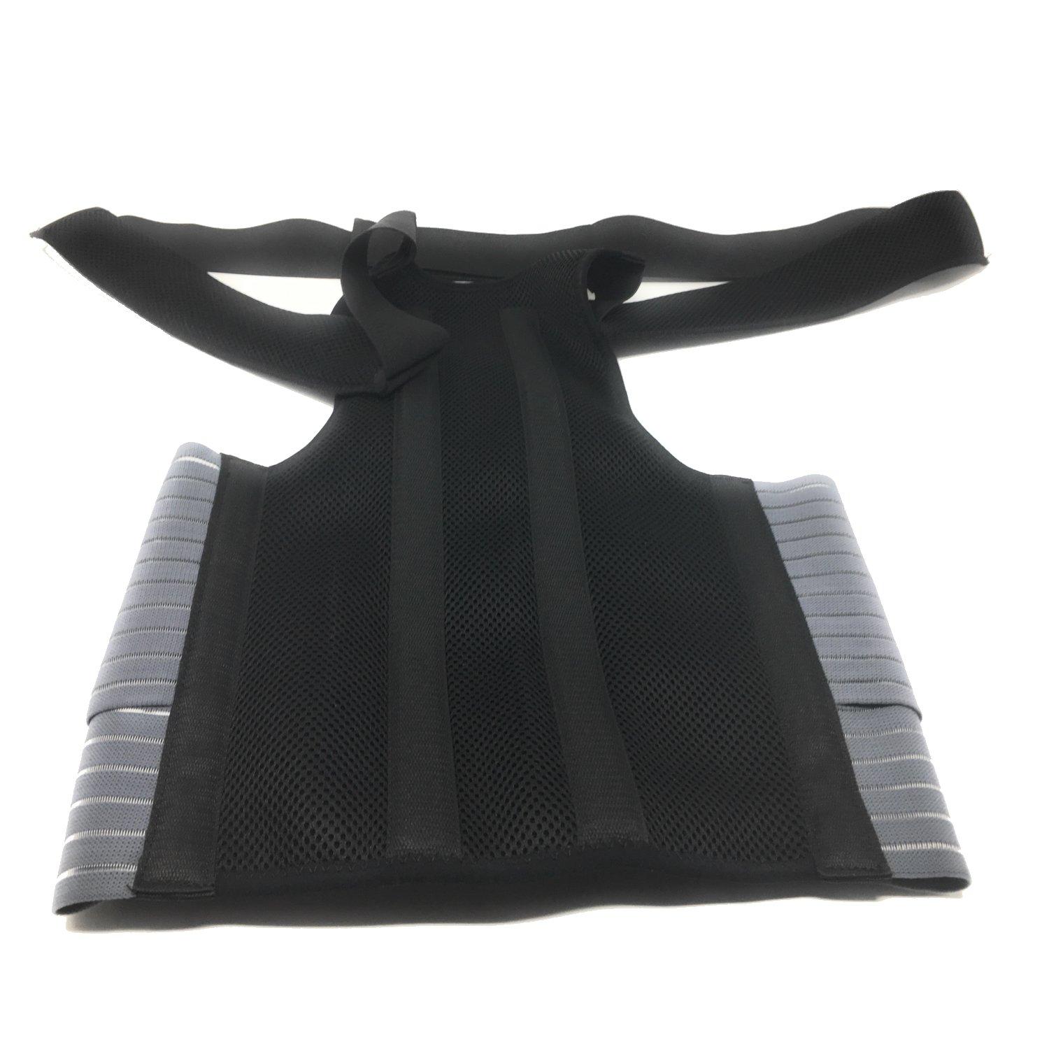 OTC Medical Posture Brace with Rigid Stays, Spinal Curve, Back Lumbar and Neck Support, 2X-Large