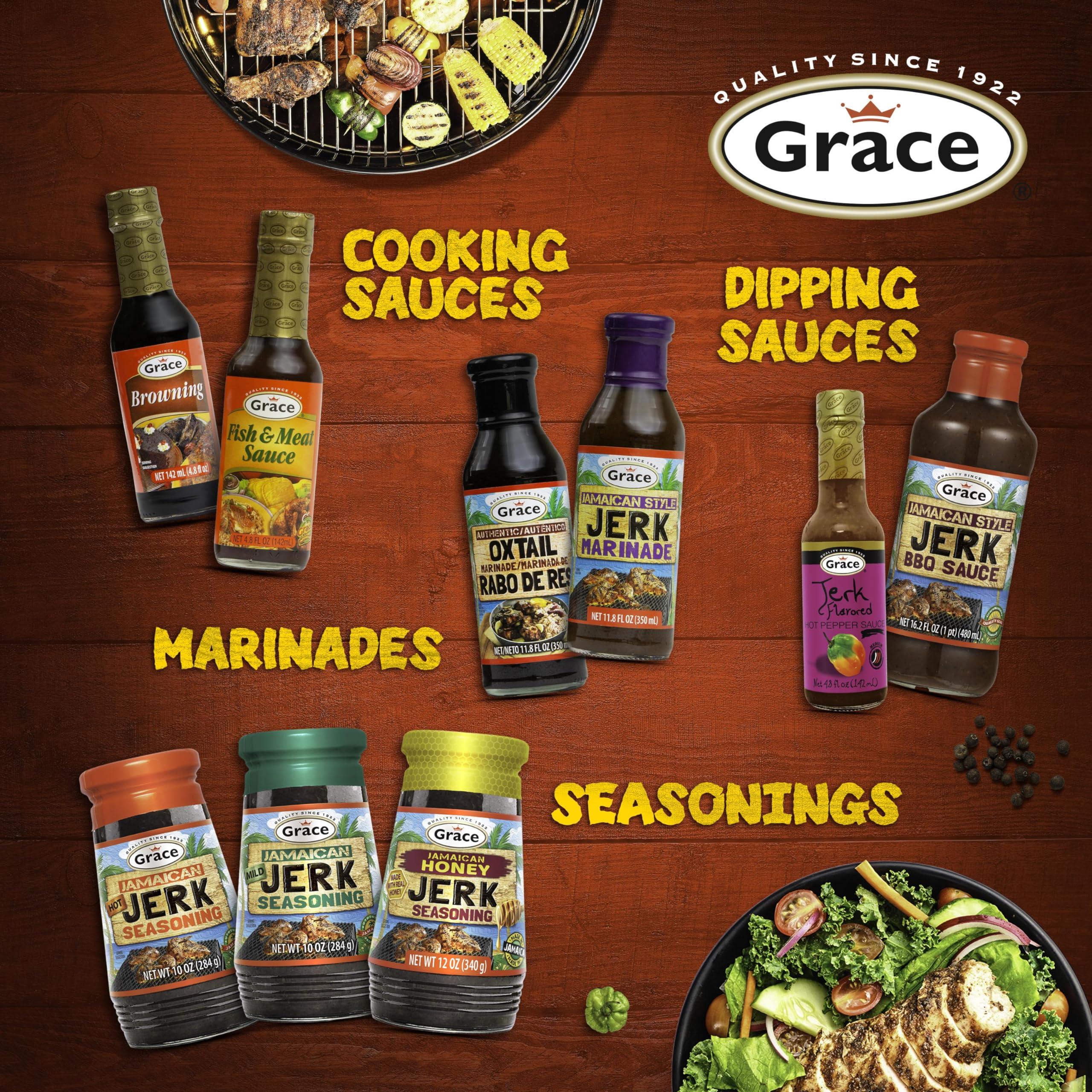 Grace Grace Browning Sauce Jamaican 4.8oz - 2 Pack Browning Sauce for Grilling & Baking Jamaican Food - Jamaican Seasoning Sauce for Beef Gravy Vegetarian Gravy Brown Gravy Sauce & Oxtail Seasoning Jamaican